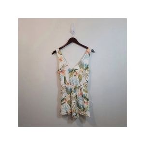 Forever 21 Floral Romper Nwt Size S